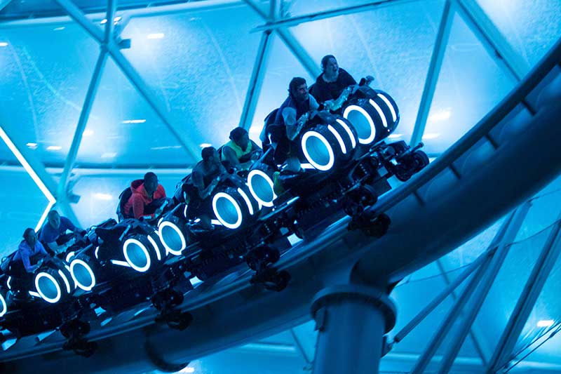 Tron Lightcycle Rollercoaster